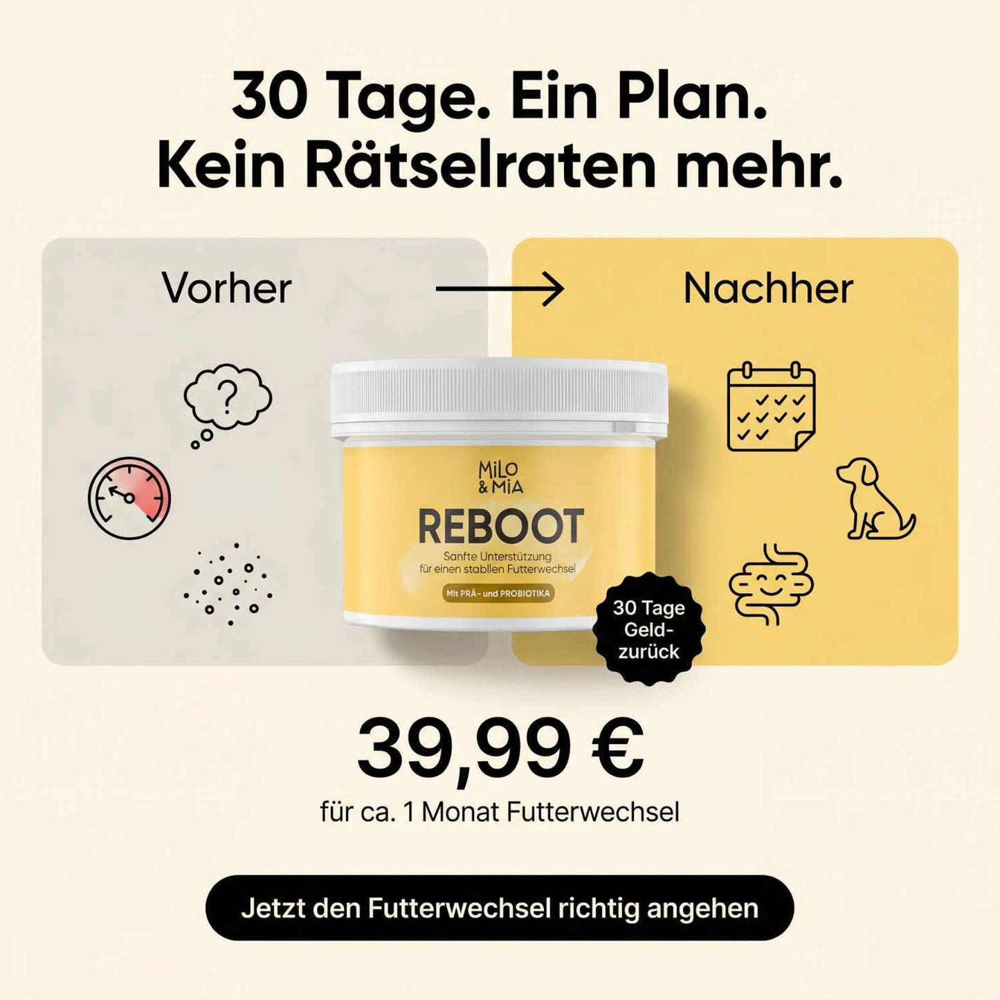 Futterumstellung Reboot