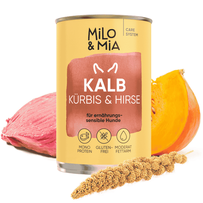Kalb, Kürbis & Hirse
